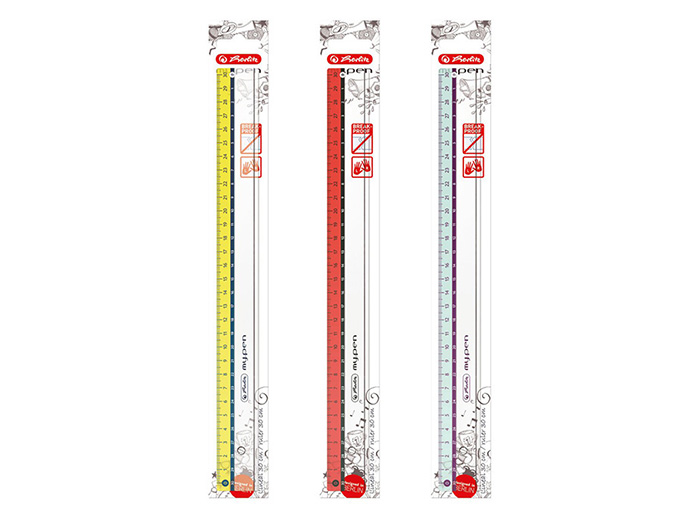 herlitz-ruler-my-pen-plastic-30cm-assorted-colours