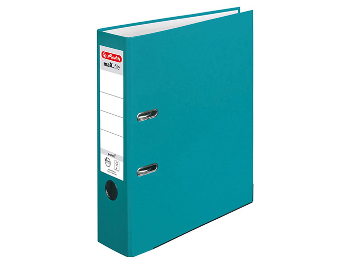 herlitz-caribbean-turquoise-a4-protect-arch-lever-file-8-cm