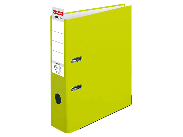 herlitz-neon-green-max-a4-protect-arch-lever-file