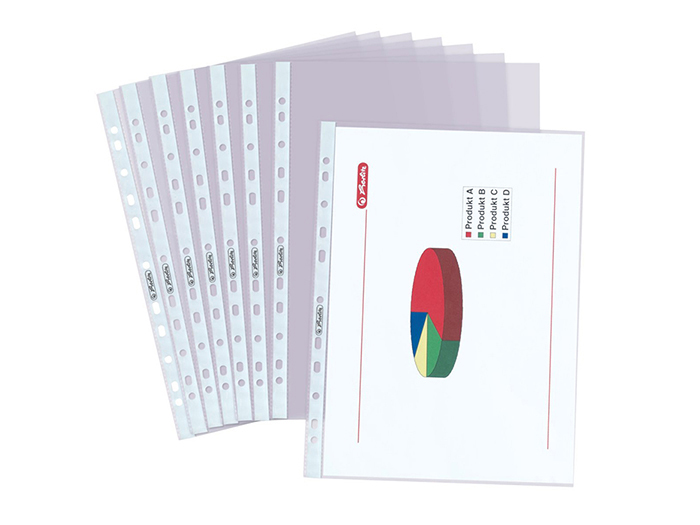 herlitz-clear-plastic-a4-pouches-set-of-50-pieces
