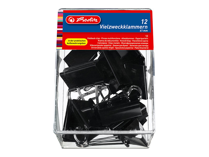 herlitz-fold-back-clips-41mm-12-pieces-black