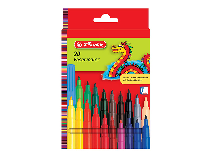 herlitz-felt-tip-pens-set-of-20-pieces