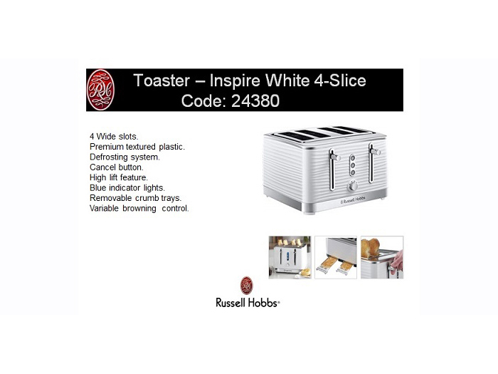 russell-hobbs-inspire-white-4-slice-toaster