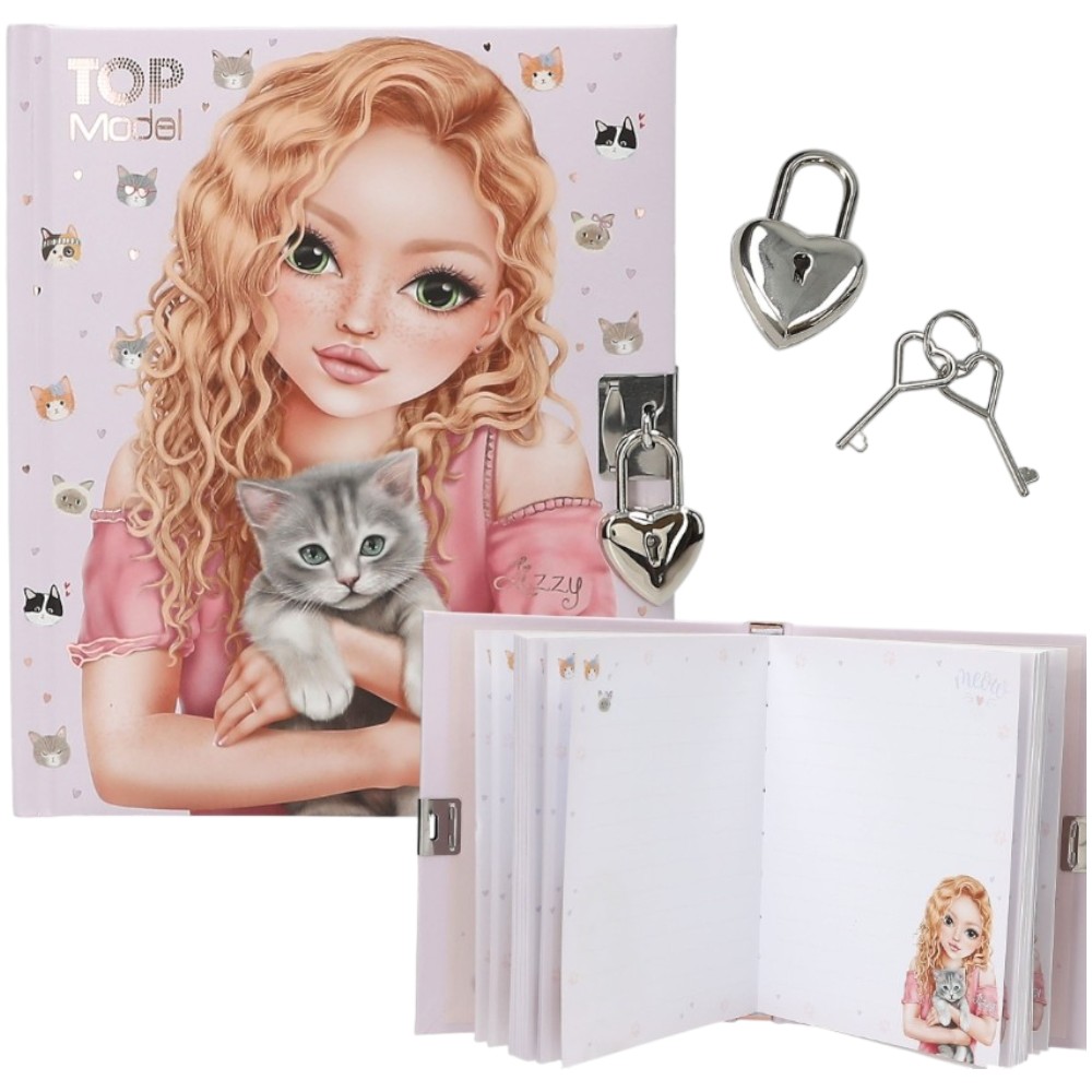 depesche-top-model-kitty-diary-with-lock