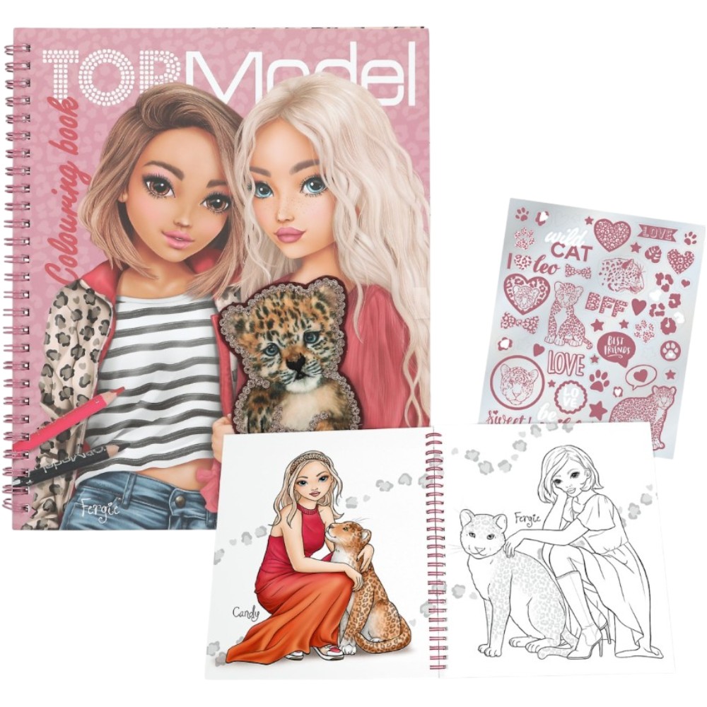 depesche-top-model-leo-heart-colouring-book