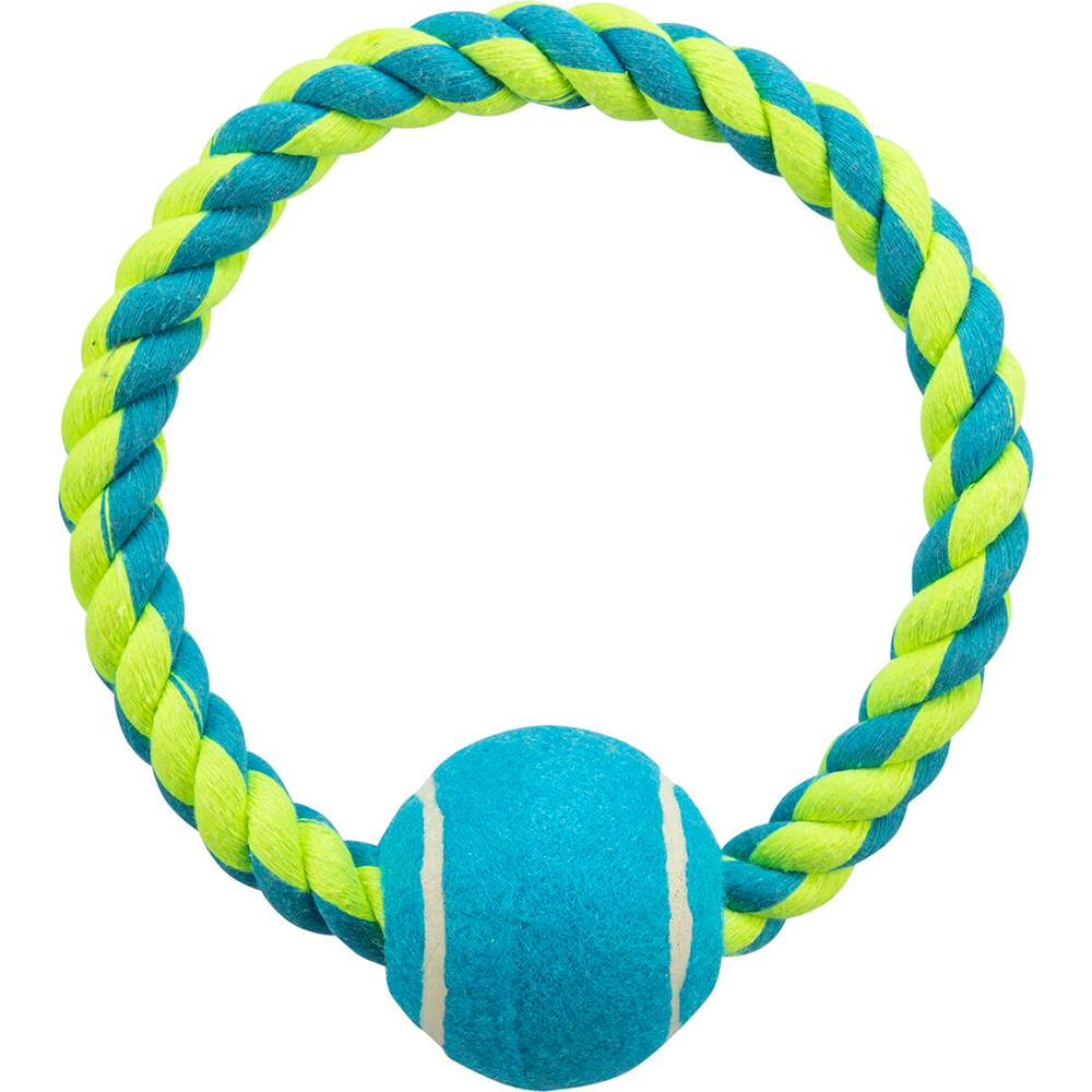 trixie-rope-ring-with-tennis-ball-dog-toy-6cm-18cm