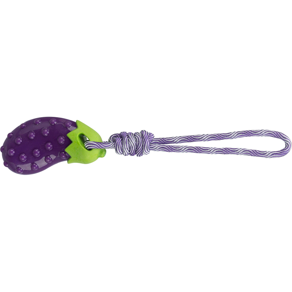 trixie-aubergine-on-rope-dog-toy-13-34-cm