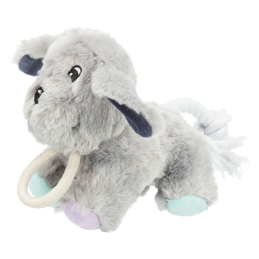 trixie-junior-dog-with-rope-plush-dog-toy-24cm