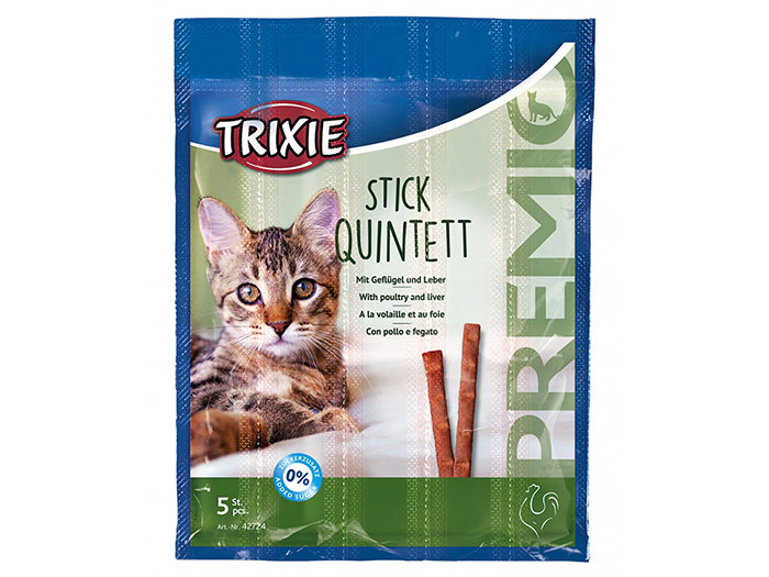 trixie-premio-stick-quintett-poulry-and-liver-cat-treats-25g