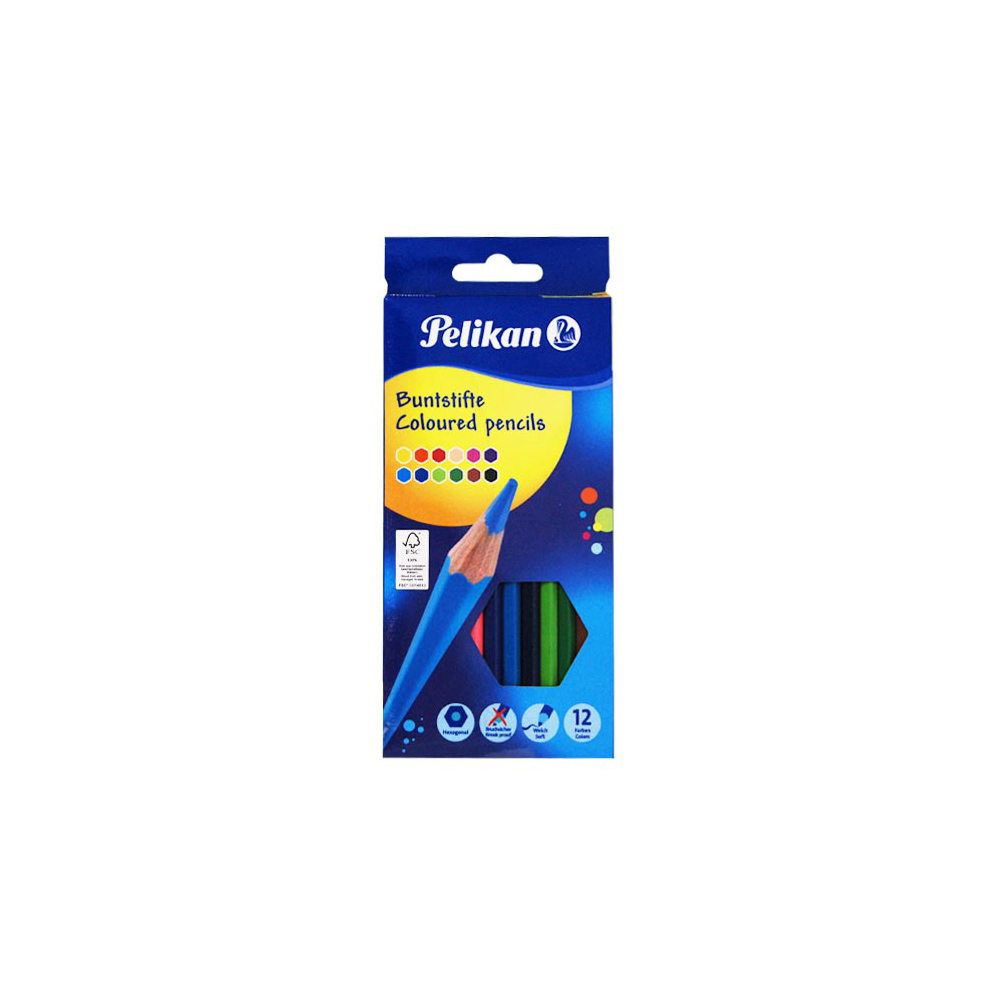 pelikan-coloured-long-pencils-pack-of-12-pieces
