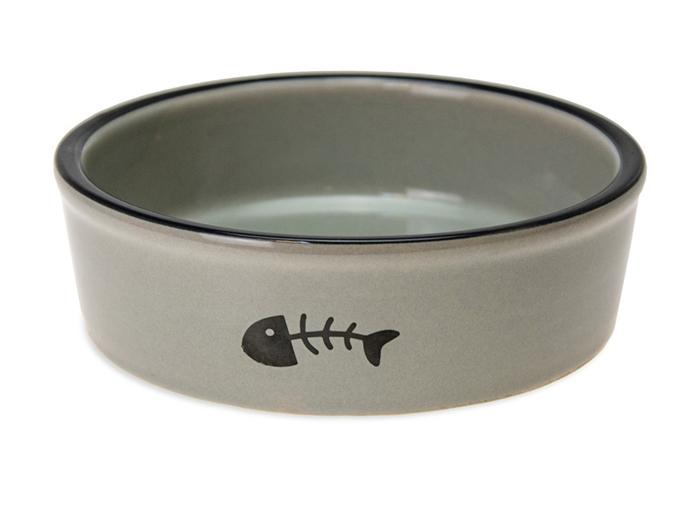 cat-bowl-ceramic-200-ml-grey