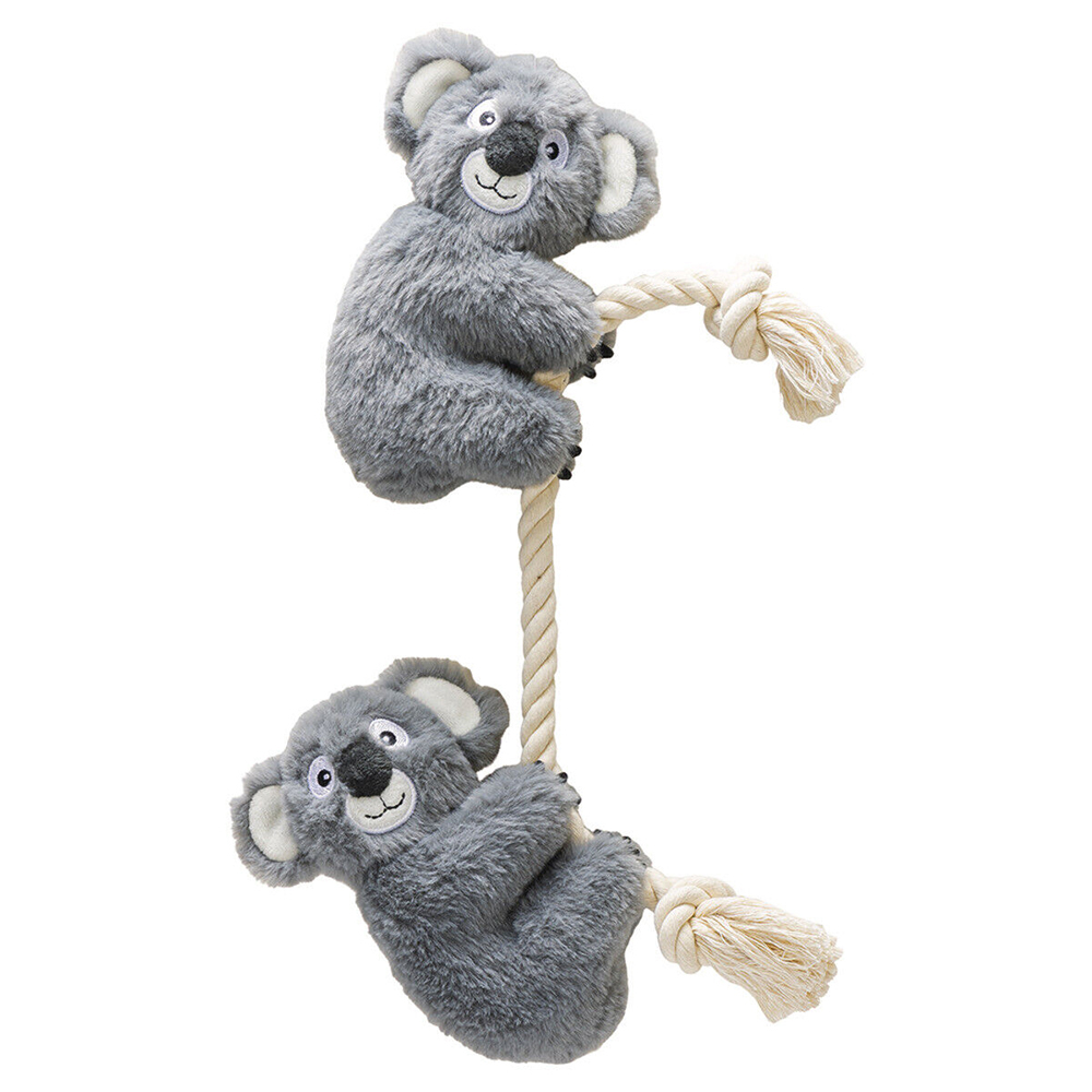 karlie-flamingo-dog-koala-duo-climbing-toy-for-dogs-grey