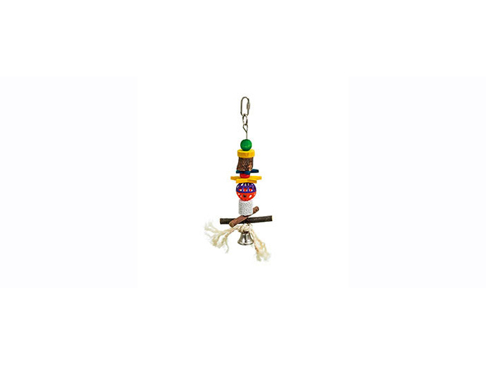 pet-toy-lava-wood-and-rope-with-bell-for-birds-32-cm