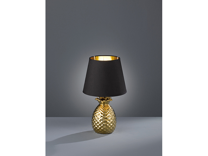 trio-pineapple-table-lamp-gold-with-black-shade-e14