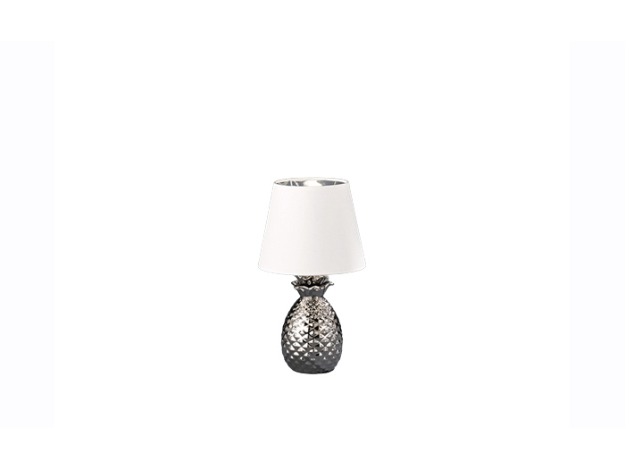 trio-pineapple-table-lamp-silver-with-white-shade-e14