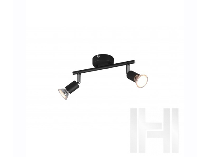 trio-paris-ceiling-light-with-2-gu10-spot-lights-black