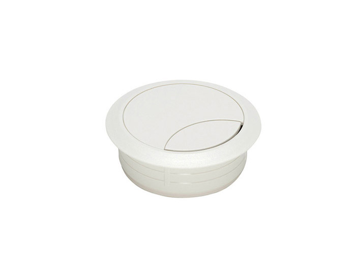 wurth-round-cable-outlet-80mm-white