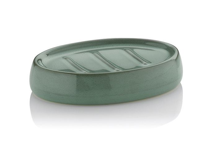 kela-liana-ceramic-soap-dish-tray-pine-green-12-cm