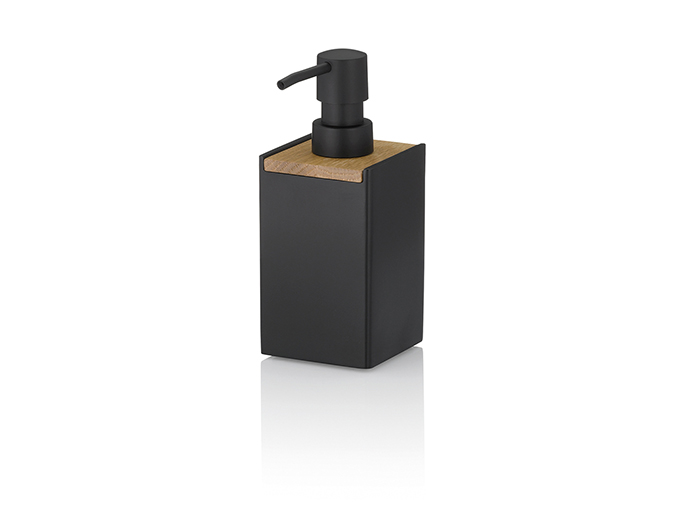 kela-cube-polyresin-liquid-soap-dispenser-black-300ml