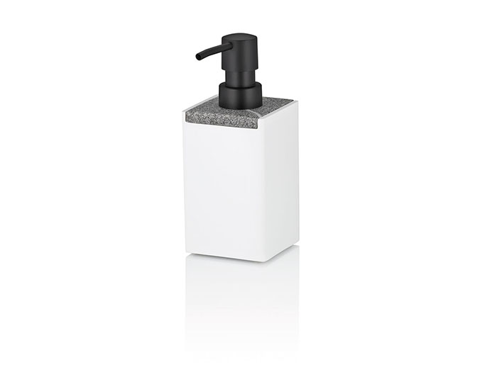 kela-cube-polyresin-liquid-soap-dispenser-300-ml-white-matte