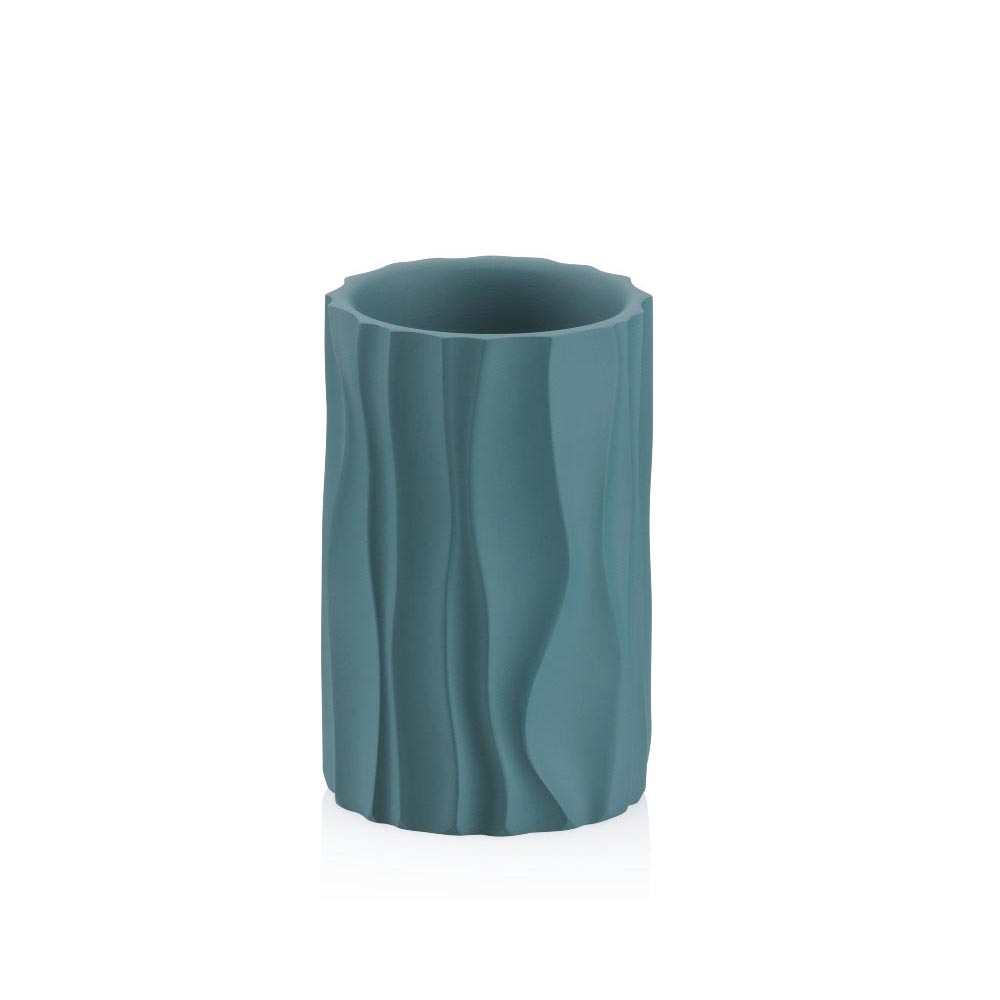 kela-merida-bathroom-tumbler-teal-blue-7cm-x-10-5cm