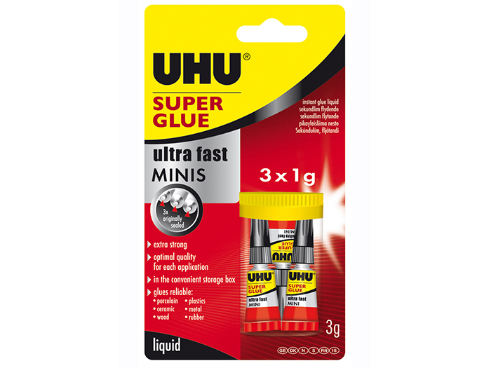 uhu-super-glue-ultra-fast-minis-pack-of-3-pieces