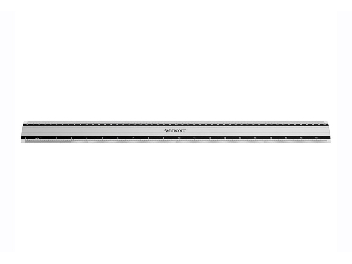 westcott-aluminium-anti-slip-ruler-50-cm