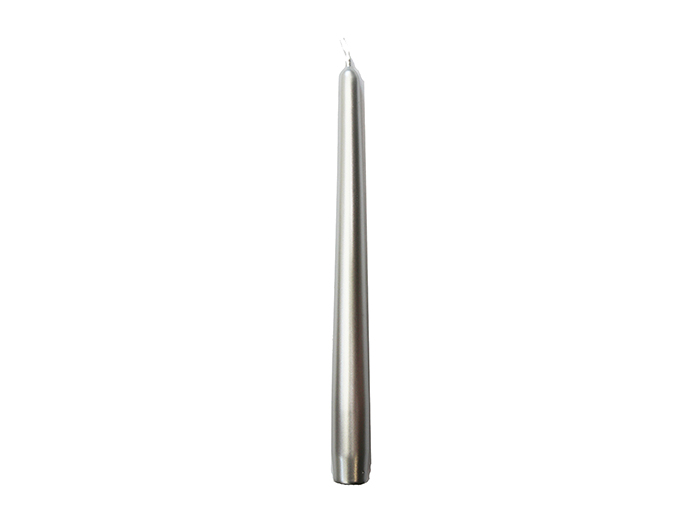 silver-tapered-candle
