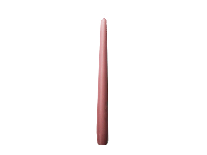 tapered-candle-old-rose-pink-25-cm