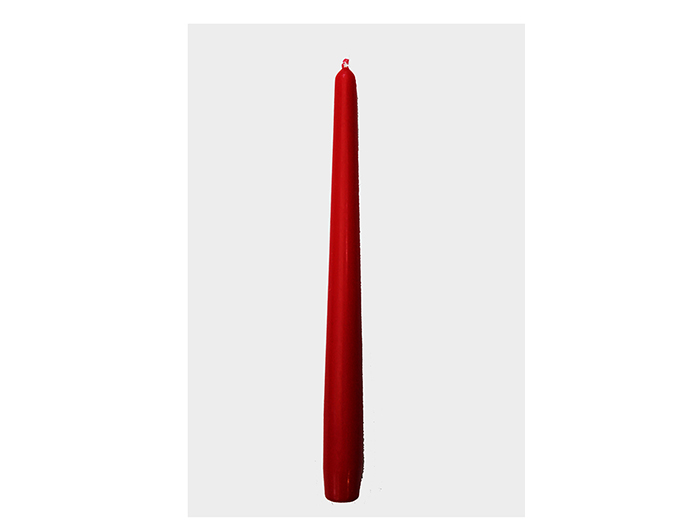 tapered-candle-rubin-red-25cm