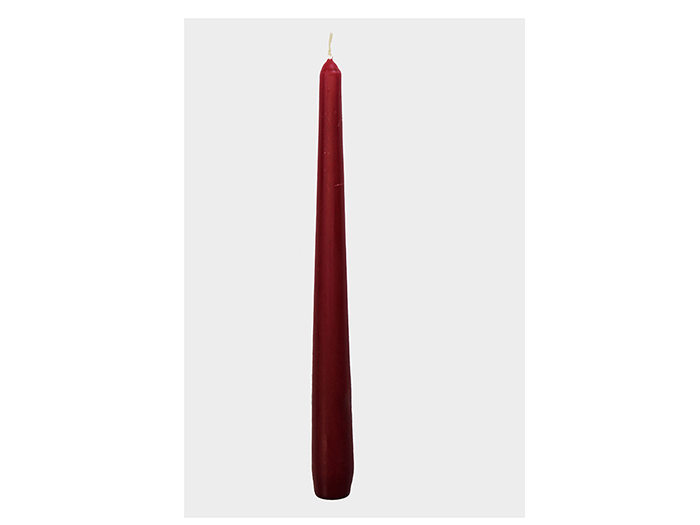 tapered-candle-dark-red-25cm
