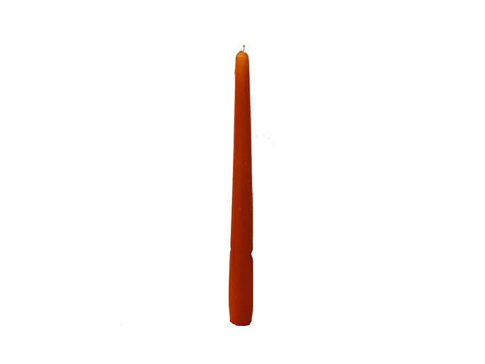 tapered-long-dinner-candle-earth-orange-25cm