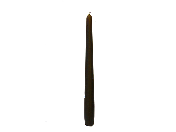 tapered-candle-dark-brown-25cm