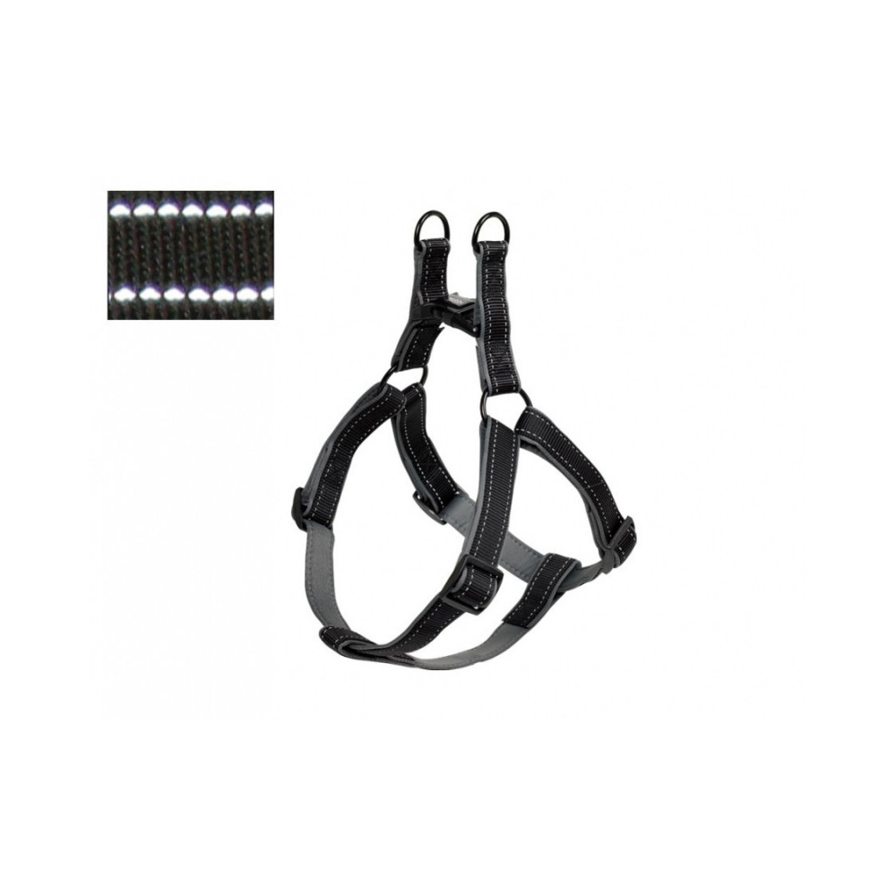 reflective-pet-harness-soft-black-40-56cm