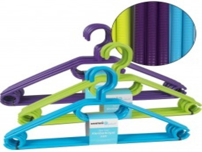 lux-clothes-hangers-22cm-set-of-8-pieces-3-assorted-colours