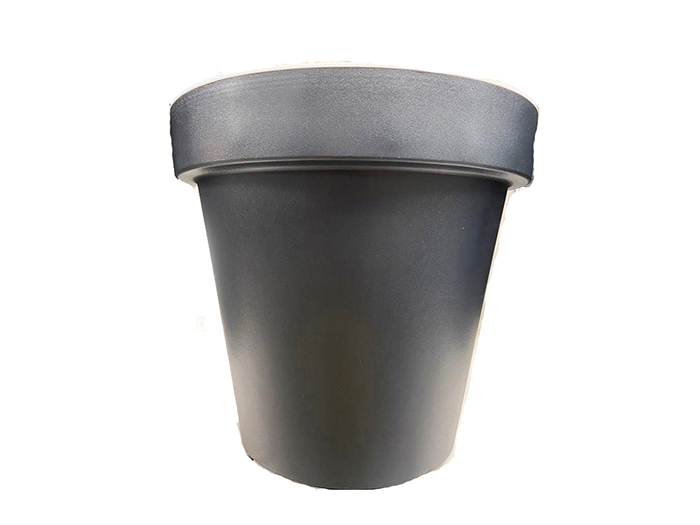 new-york-plastic-planter-pot-matte-black-10l