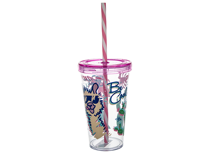 summer-designs-plastic-drinking-cup-with-straw-660ml-3-assorted-designs