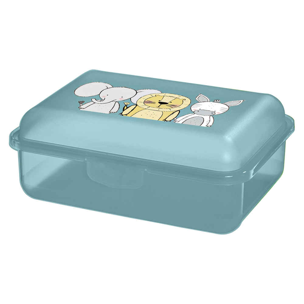 zoo-friends-plastic-food-container-mint-blue-15cm-x-11cm