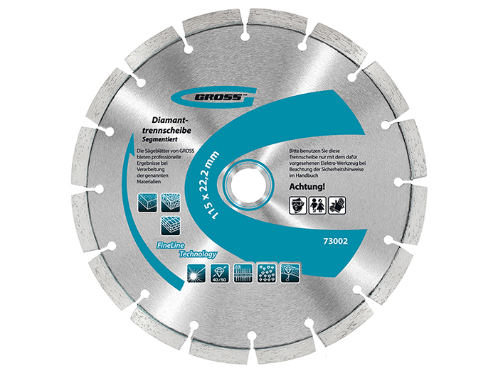 gross-laser-welded-segmented-diamond-saw-dry-cutting-blade-115-22-2mm