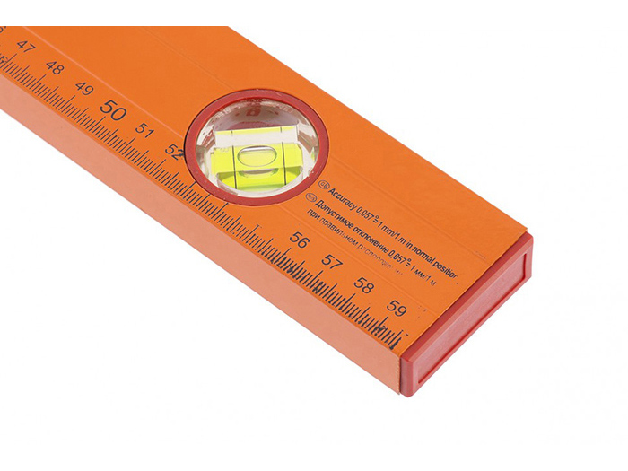 sparta-aluminium-spirit-level-with-3-vials-and-ruler-in-yellow-600-mm