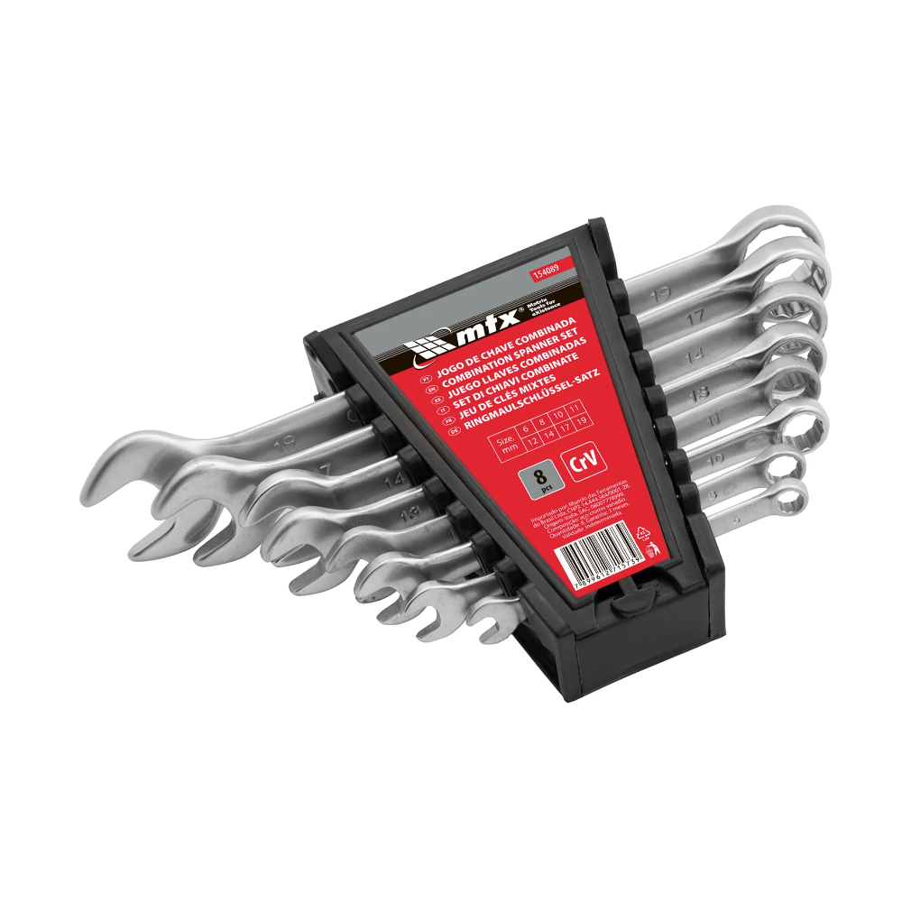 mtx-crv-satin-finish-combination-spanner-kit-6-19-mm-set-of-8-pieces