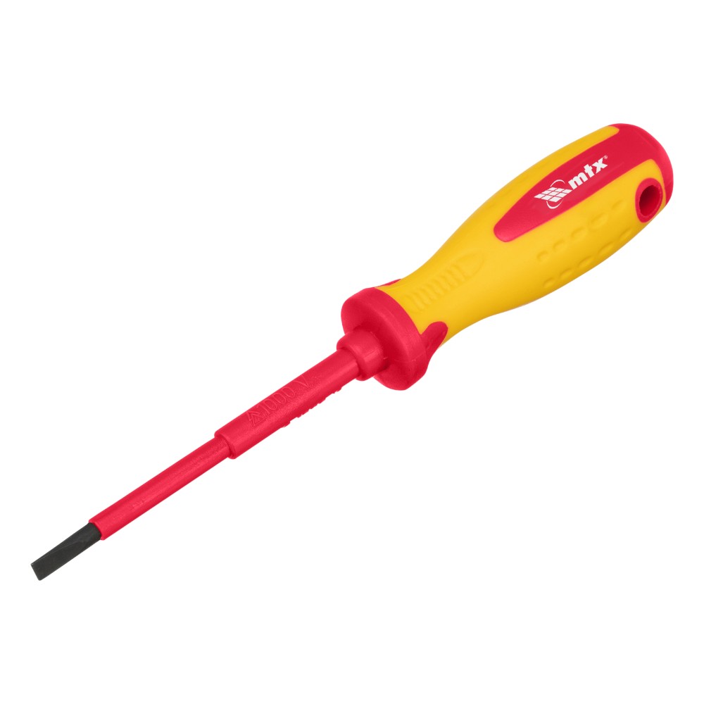 mtx-insulated-screwdriver-crmo-1000v-2-comp-handle-sl4-0-x-100-mm