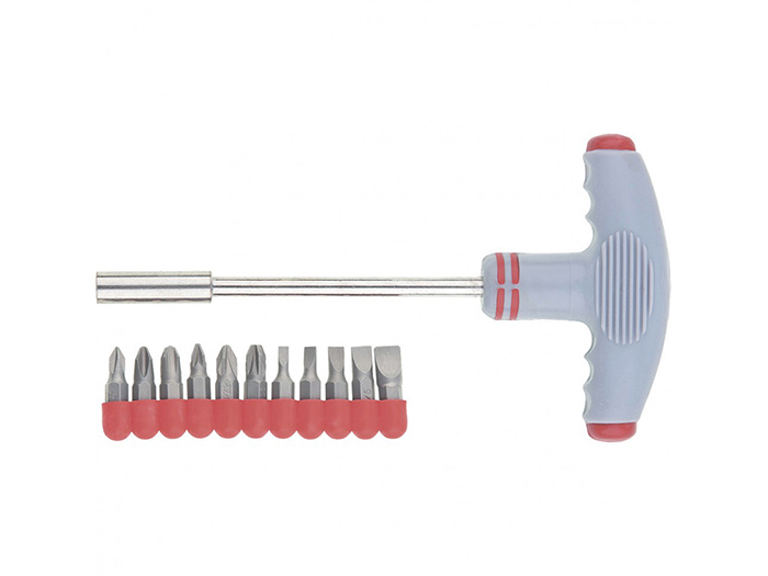 matrix-screwdriver-with-t-type-ergonomic-handle-and-bit-set-of-11 pieces