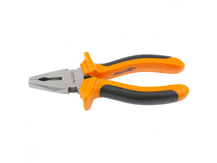 sparta-polished-combination-pliers-with-two-component-handle-160-mm