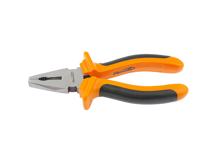 sparta-polished-combination-pliers-with-two-component-handle-180-mm