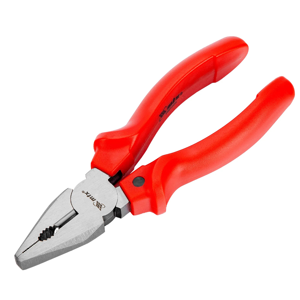 mtx-flat-nose-combination-pliers-plastic-handles-standard-line-16cm