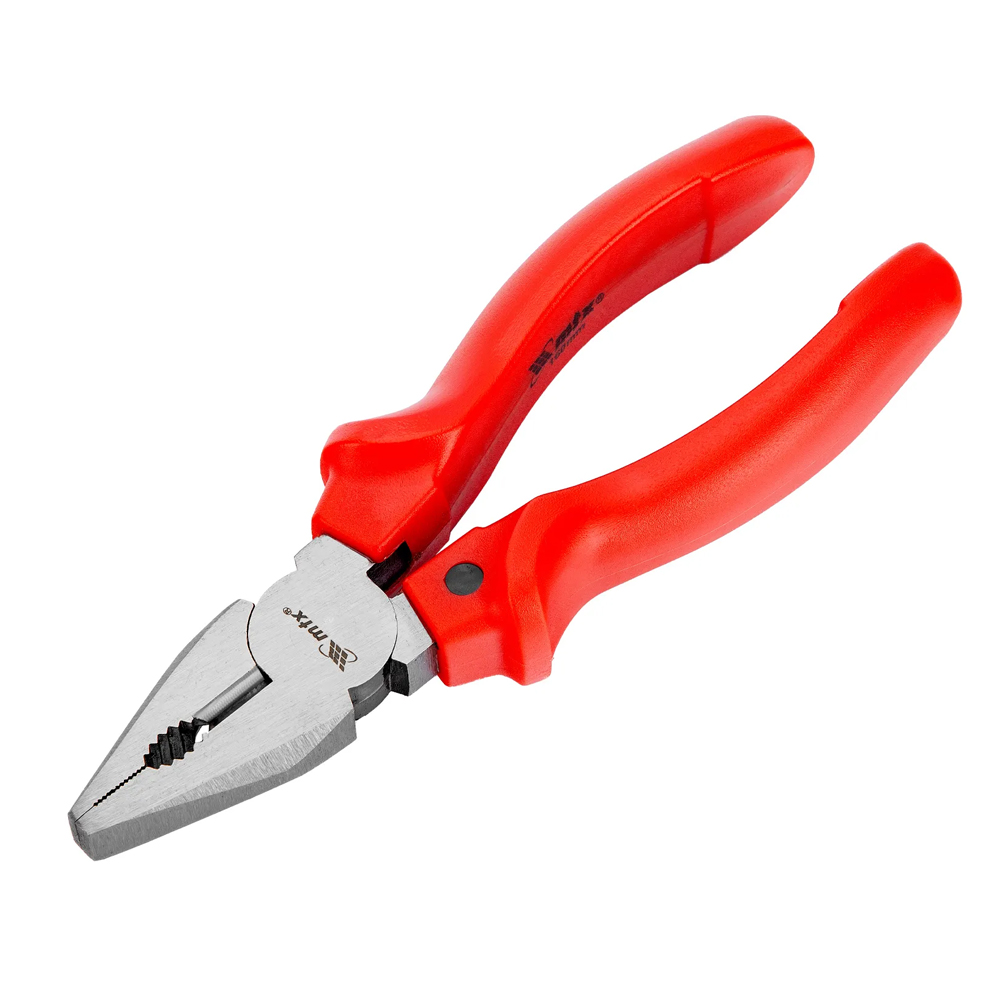 mtx-flat-nose-combination-pliers-plastic-handles-standard-line-18cm