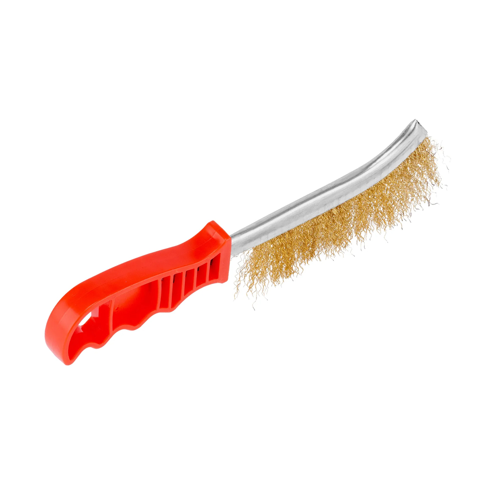 mtx-metal-brush-with-plastic-handle-brass-plated