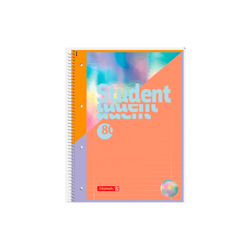 brunnen-refill-pad-metallic-a4-wb-160-pages-orange
