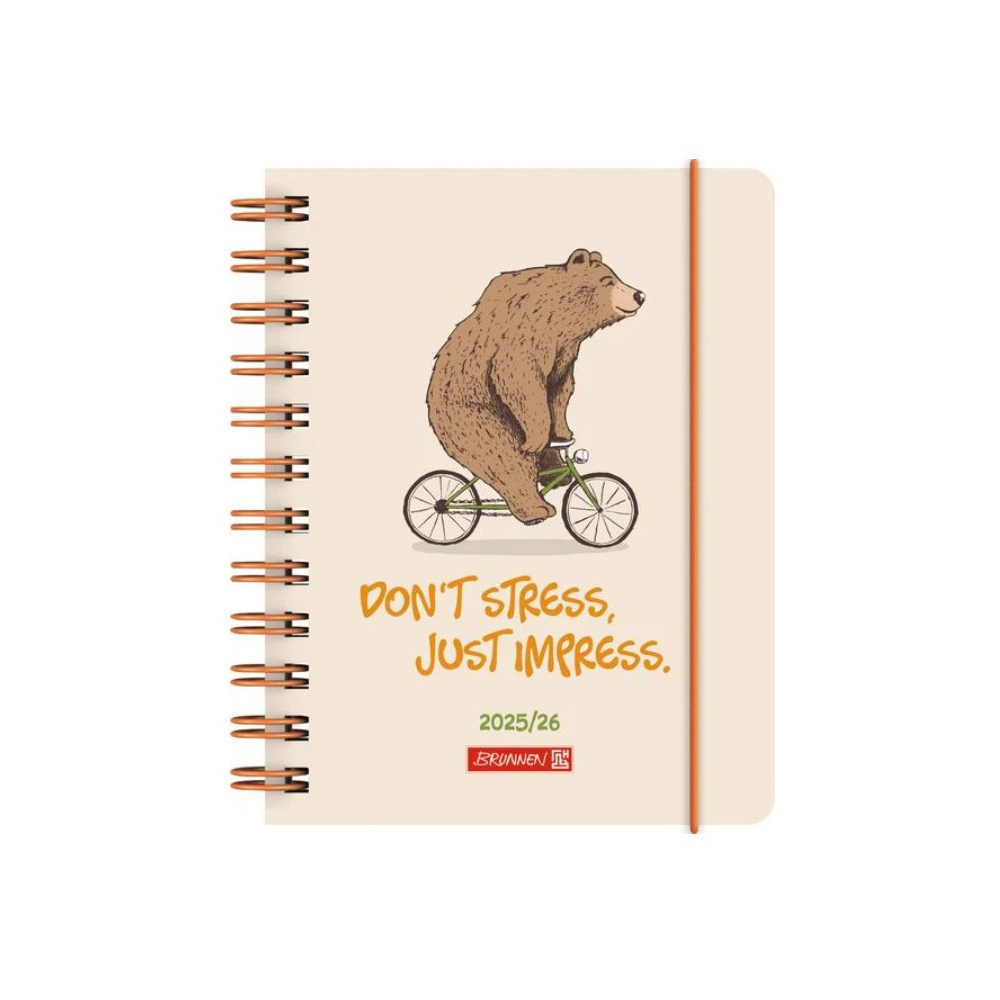 brunnen-2025-2026-diary-a6-352-sheets-bear
